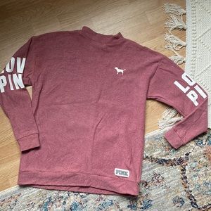 VS PINK Chunky Mock Neck Sweater - SIZE XS